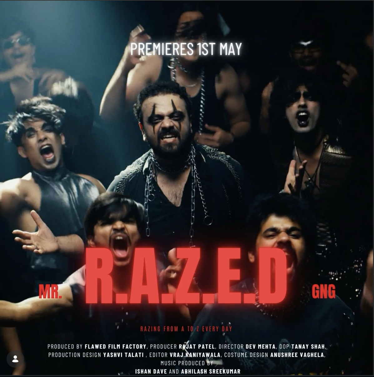 R.A.Z.E.D — Mr. GnG official music video poster